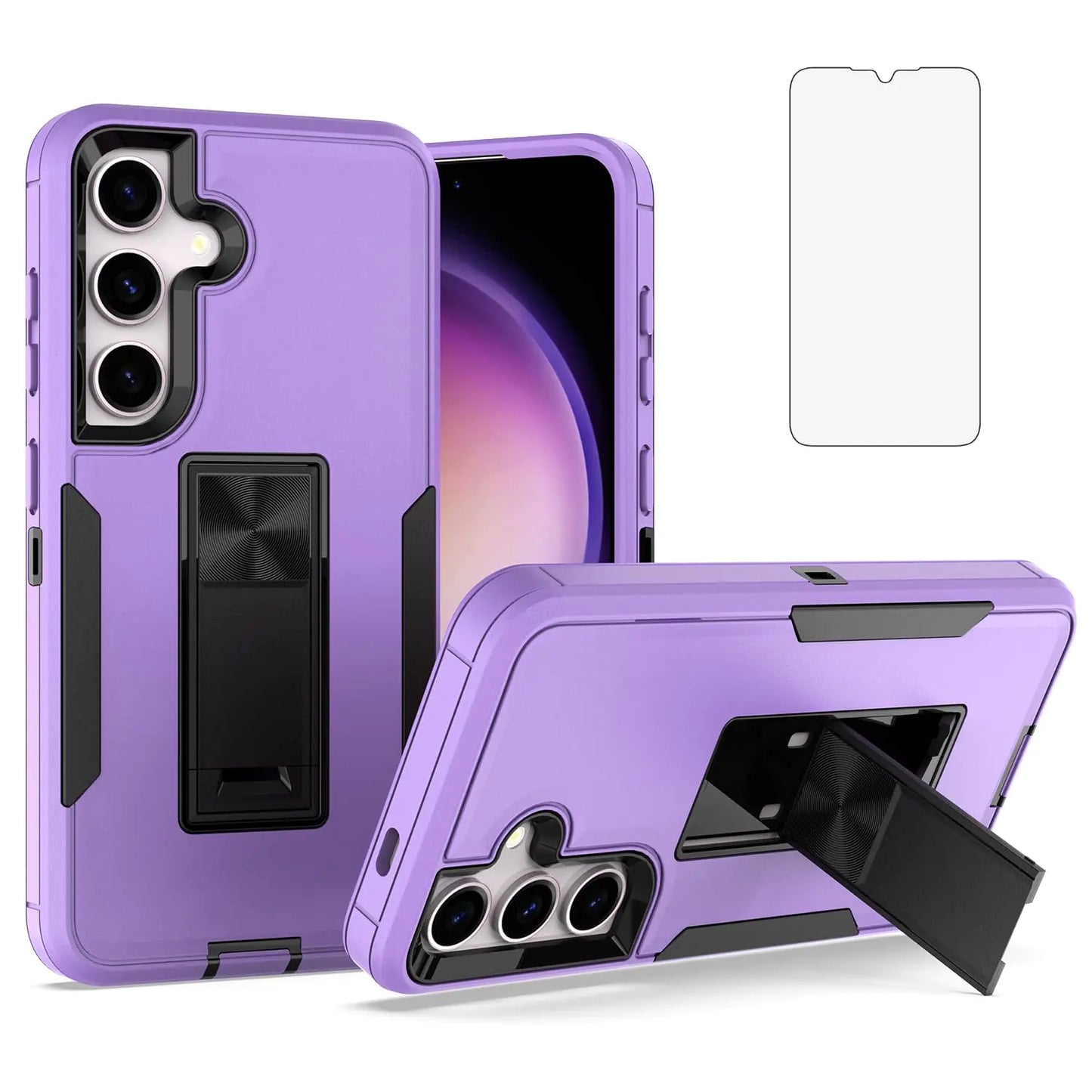 Samsung Galaxy S24 Plus Protective Case with Tempered Glass