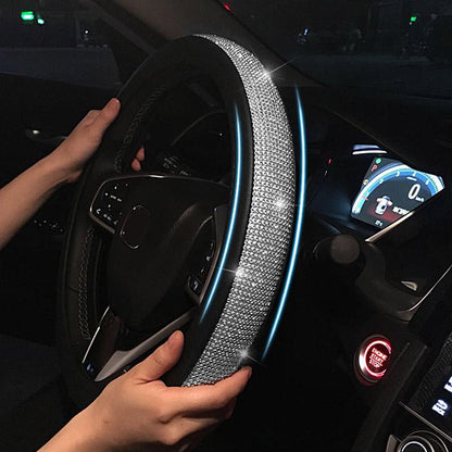 Crystal Rhinestone Steering Wheel Cover